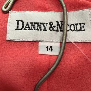 size 14 DANNY & NICHOLE Melon color Party Set